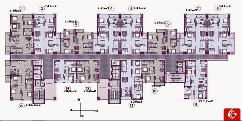 Thiết kế căn hộ chung Cư Hồ Gươm Plaza